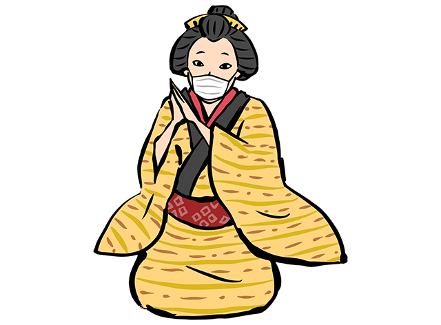 マスクが馴染む国